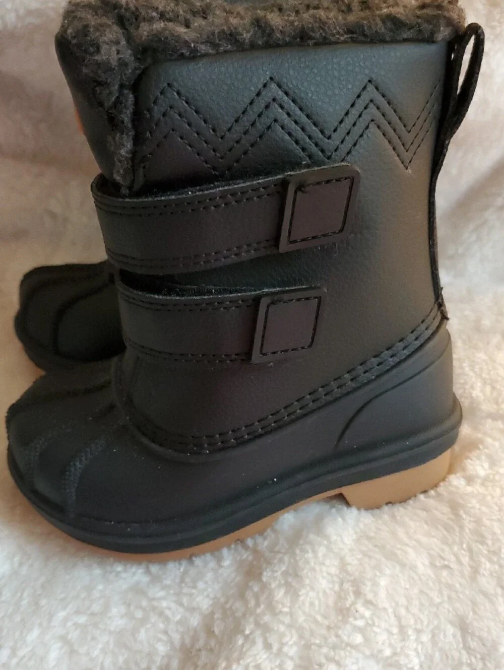 Cat & Jack Winter Snow Boots Black Waterproof Thermolite NWT Toddler Size 5